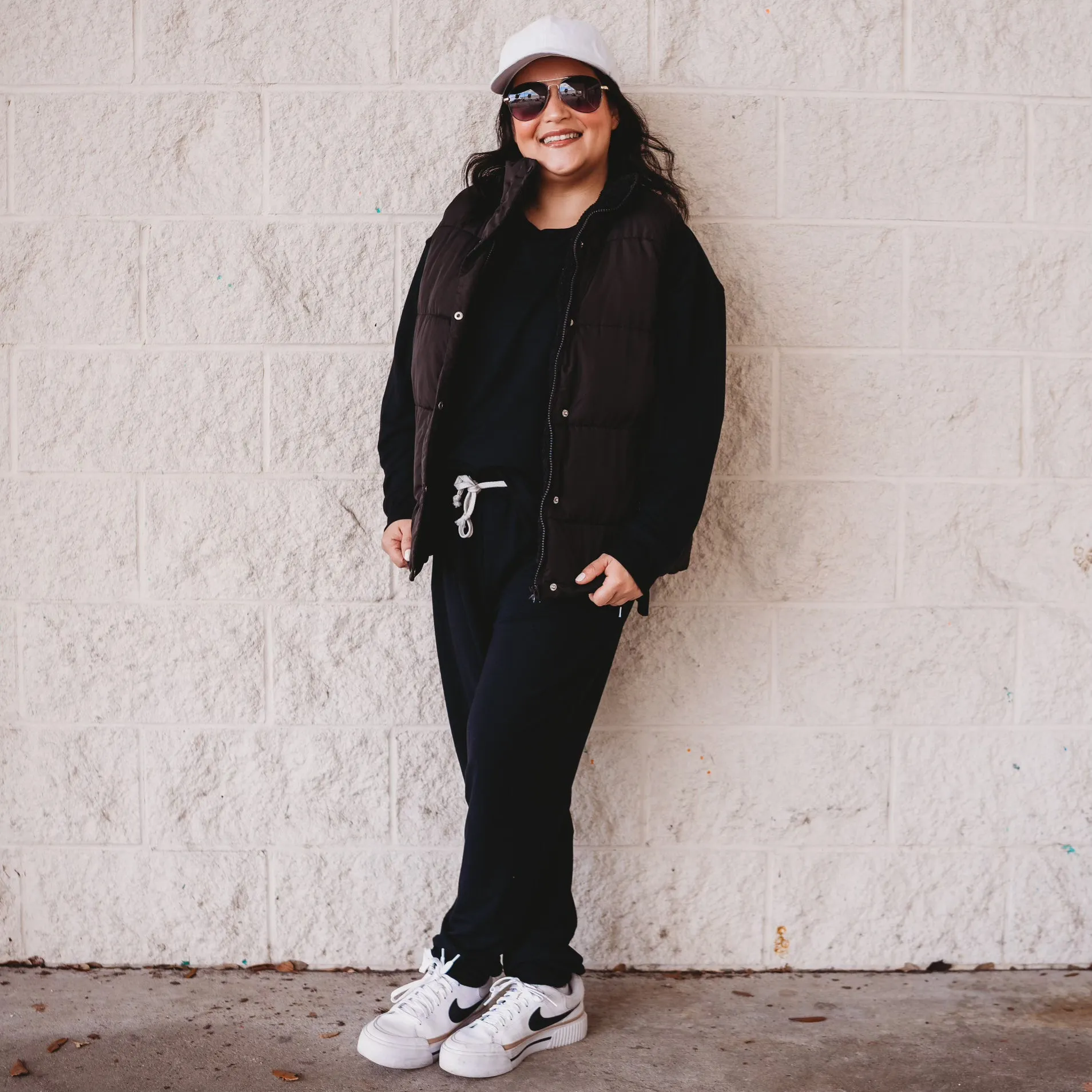 Black Terry Dream Women's Joggers
