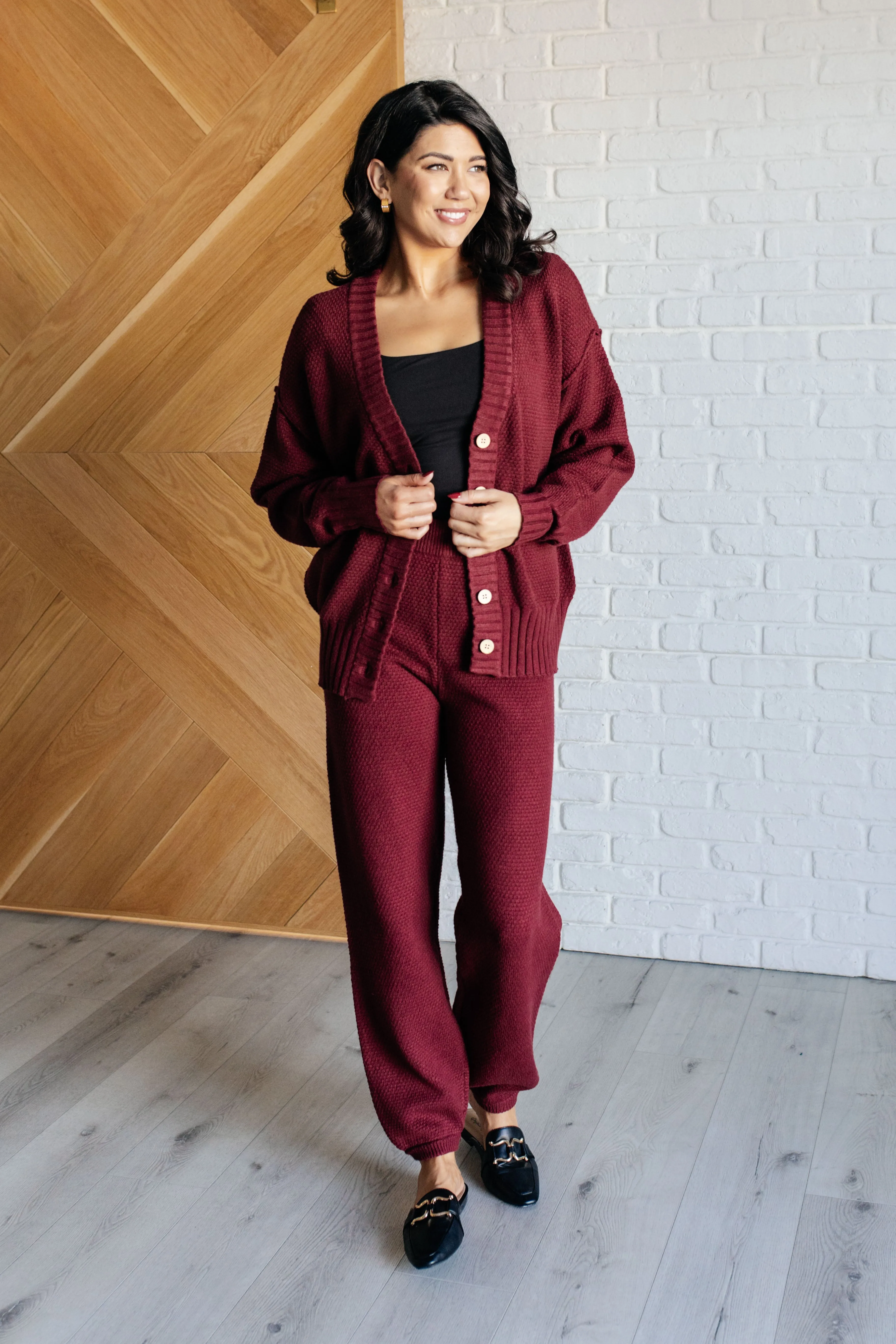 Bordeaux Knit Set