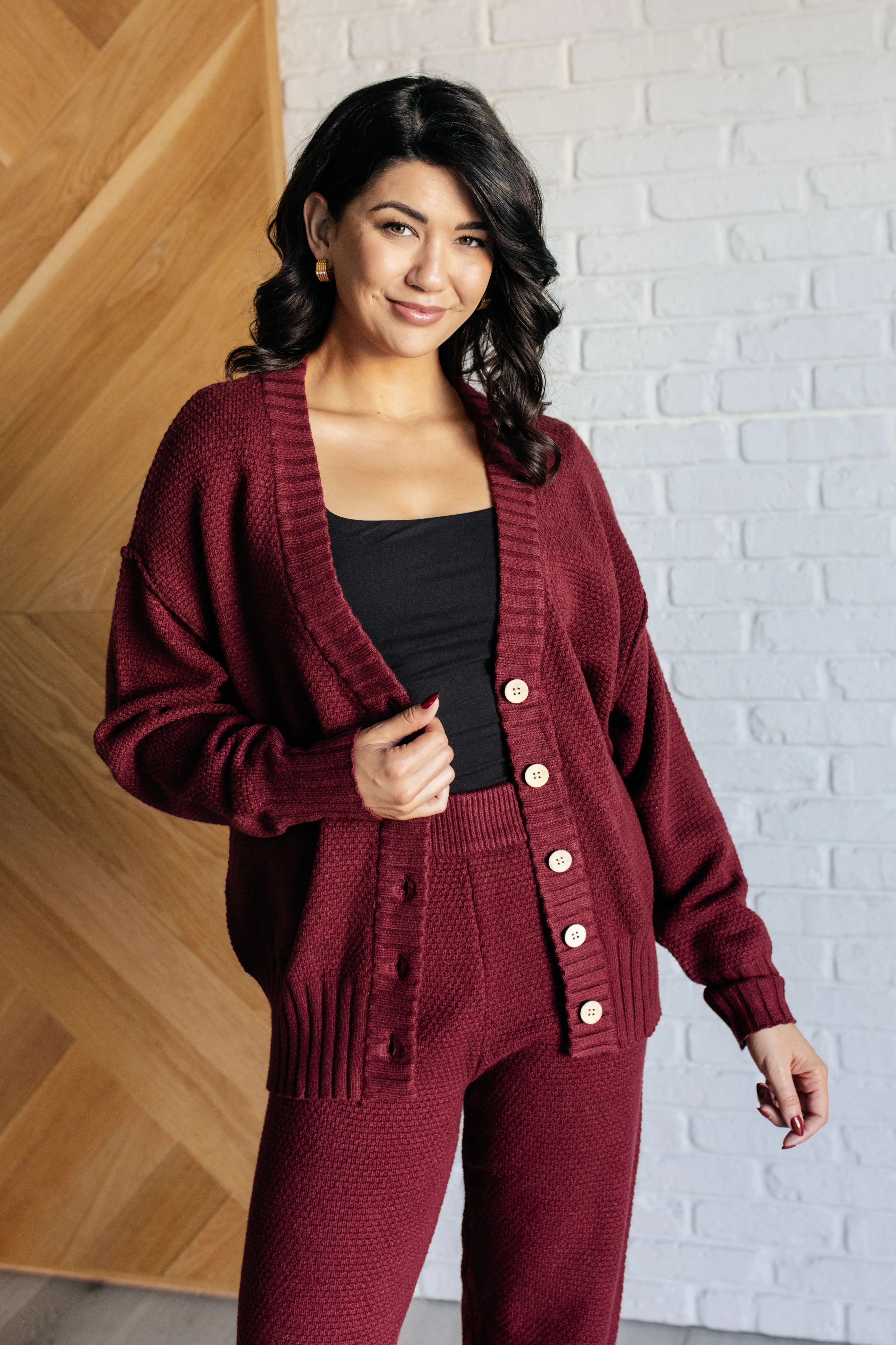 Bordeaux Knit Set