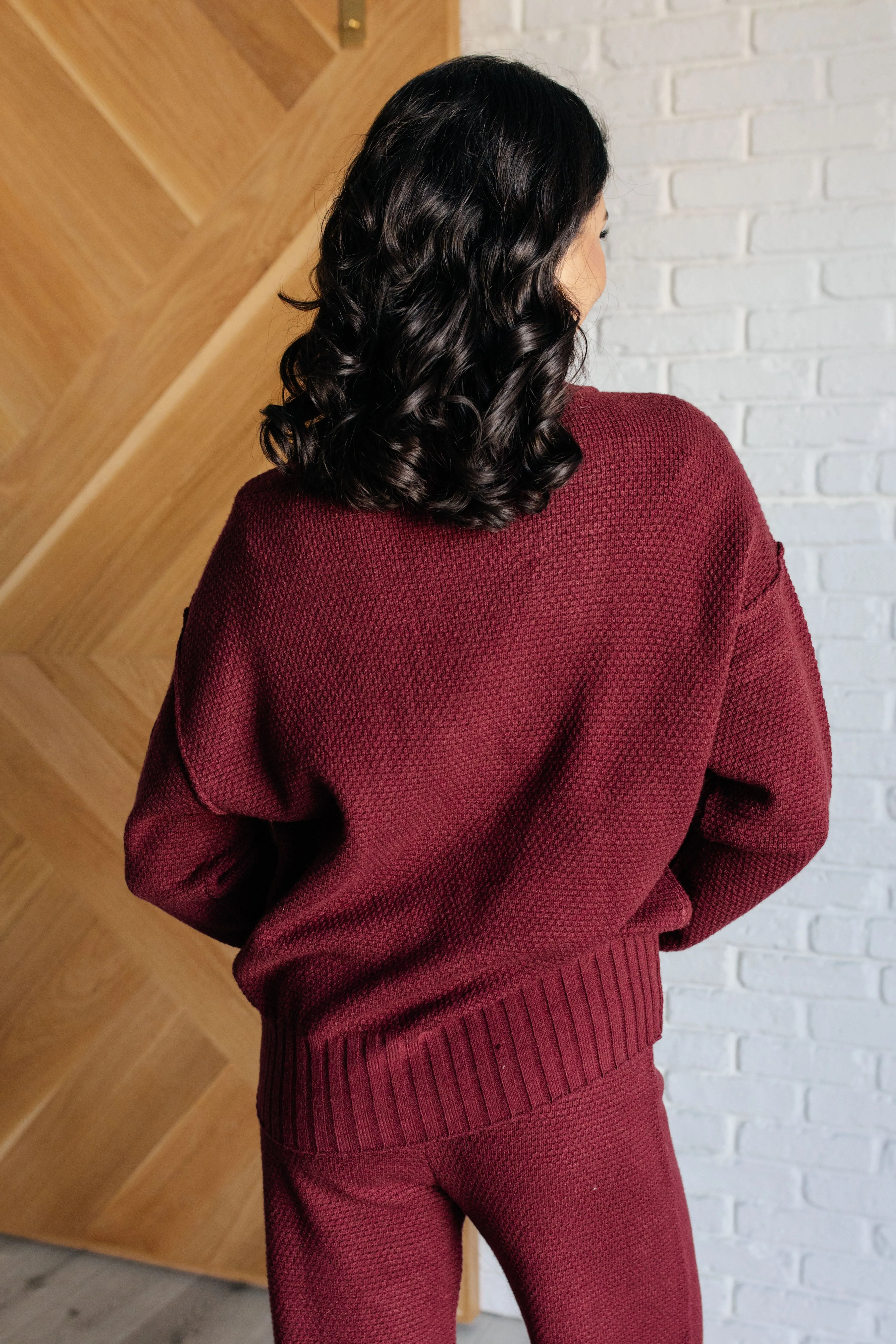 Bordeaux Knit Set