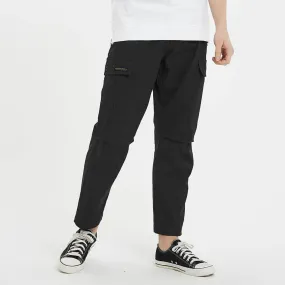 Boysnextdoor Wide Cargo Chino Pants in Black