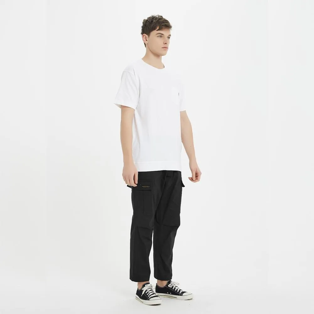 Boysnextdoor Wide Cargo Chino Pants in Black