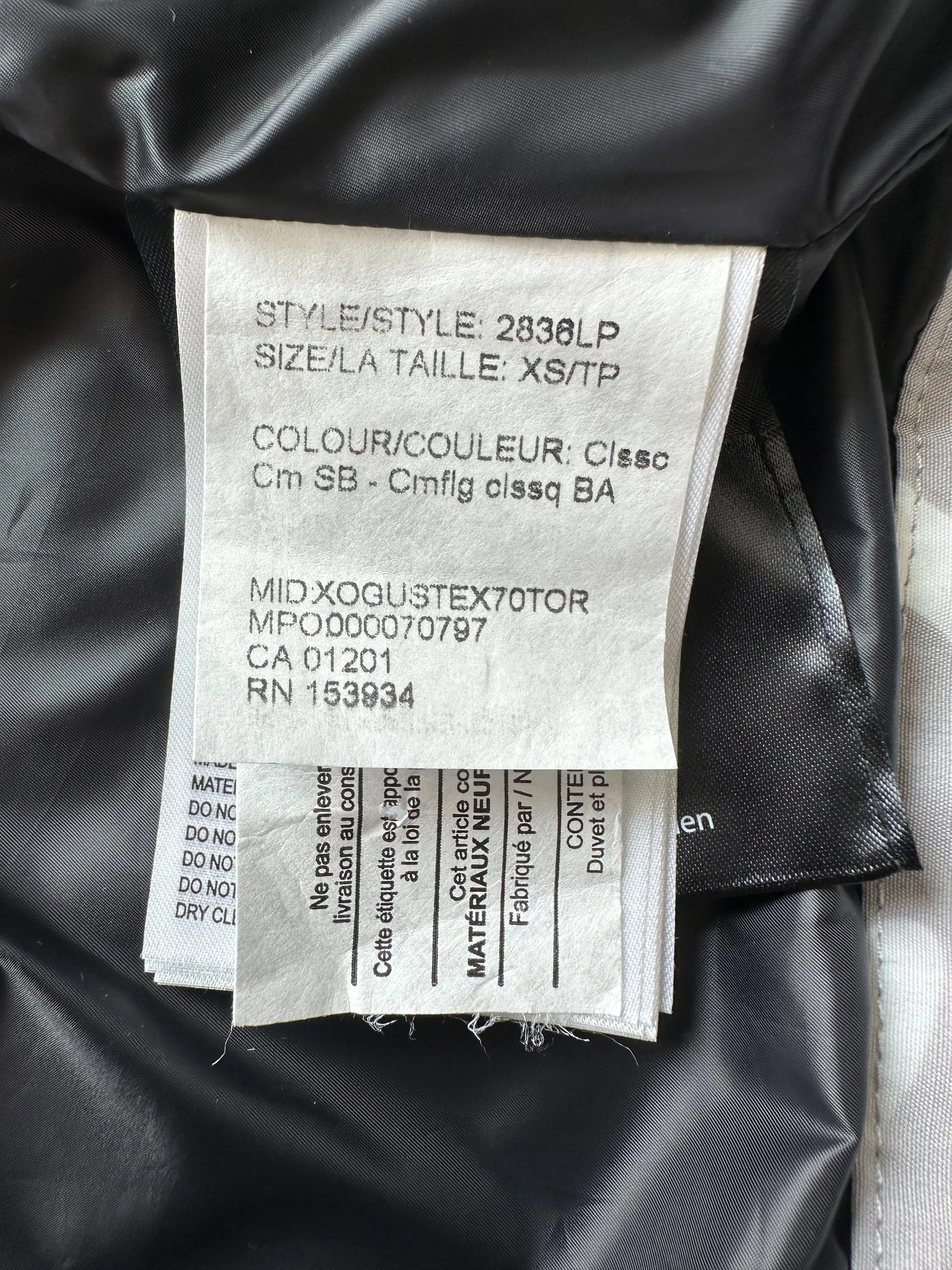 Canada Goose Grey Camouflage Freestyle Women's Vest