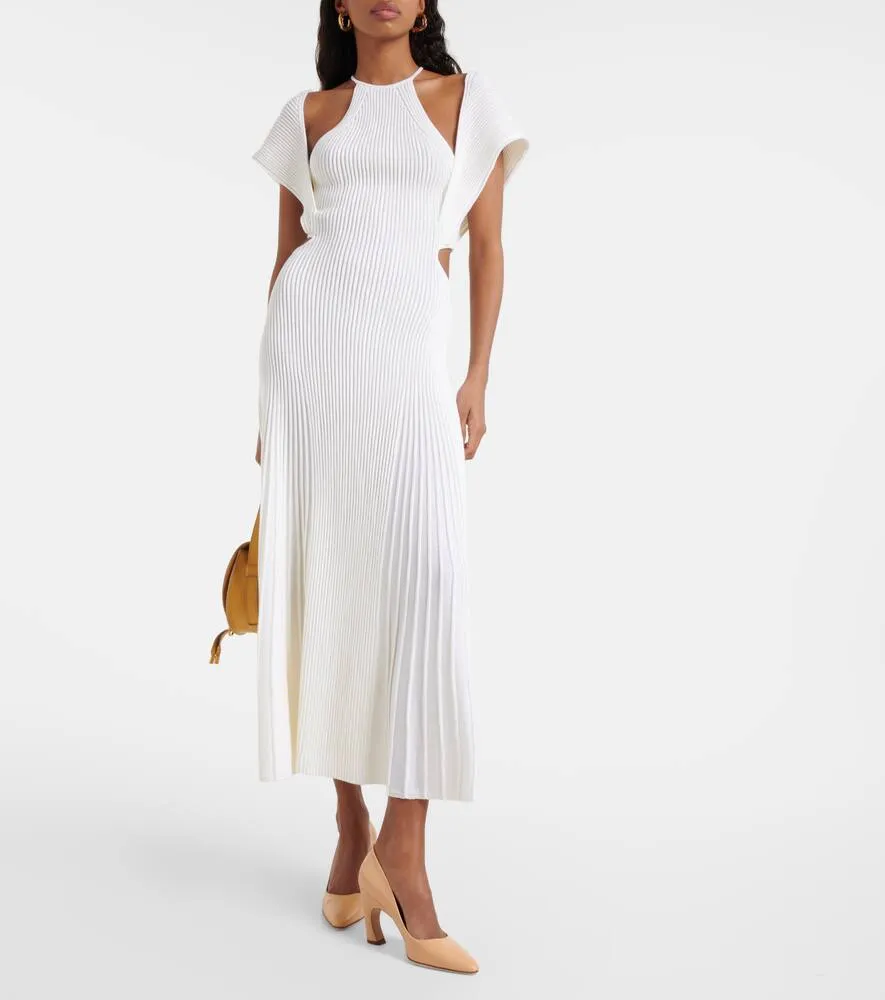 Chloe Cutout wool maxi dress