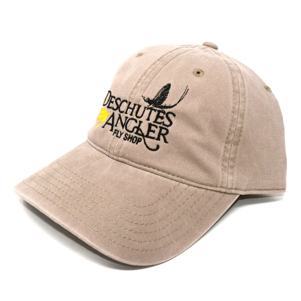 Deschutes Angler Fly Shop Logo Hat - 326 Cotton Twill