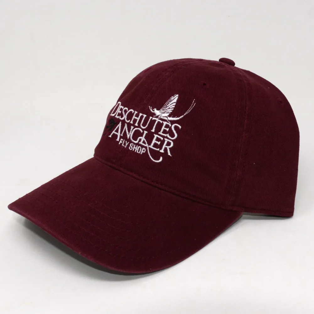 Deschutes Angler Fly Shop Logo Hat - 326 Cotton Twill