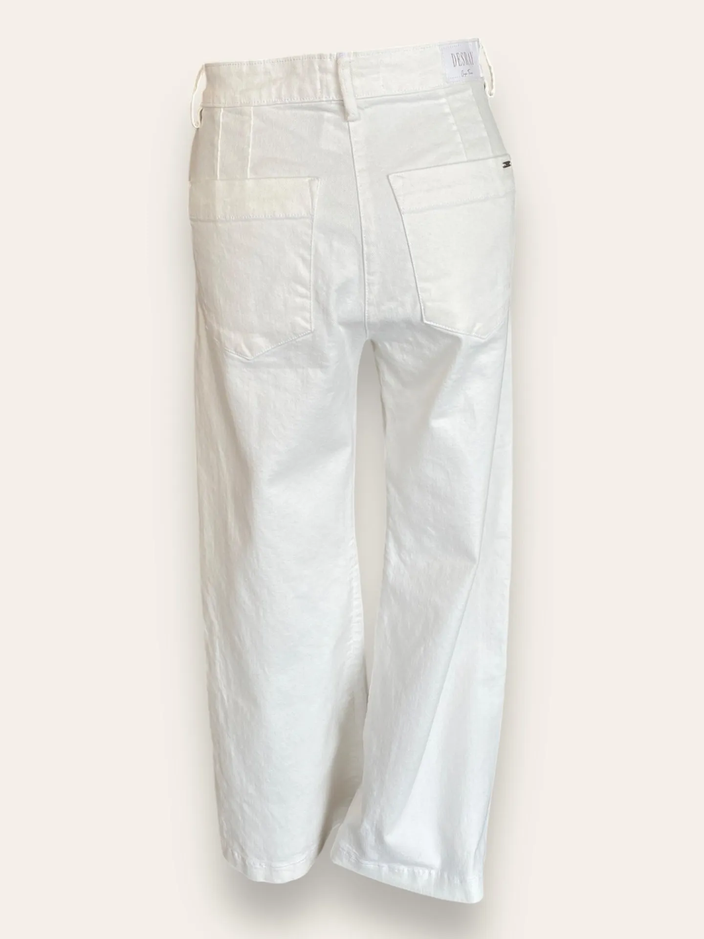 DESRAY White wide leg Jeans 34