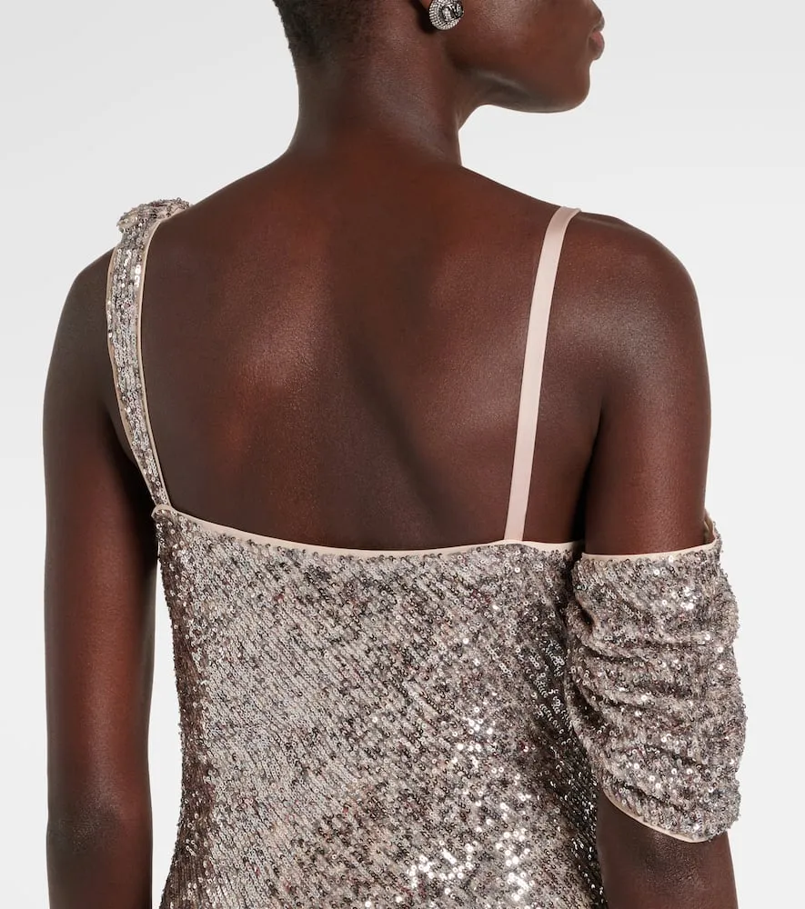 Diane von Furstenberg Joaquin sequined maxi dress