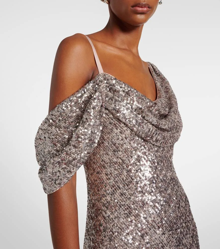 Diane von Furstenberg Joaquin sequined maxi dress