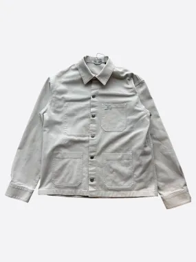 Dior Beige 1947 Embroidered Denim Jacket