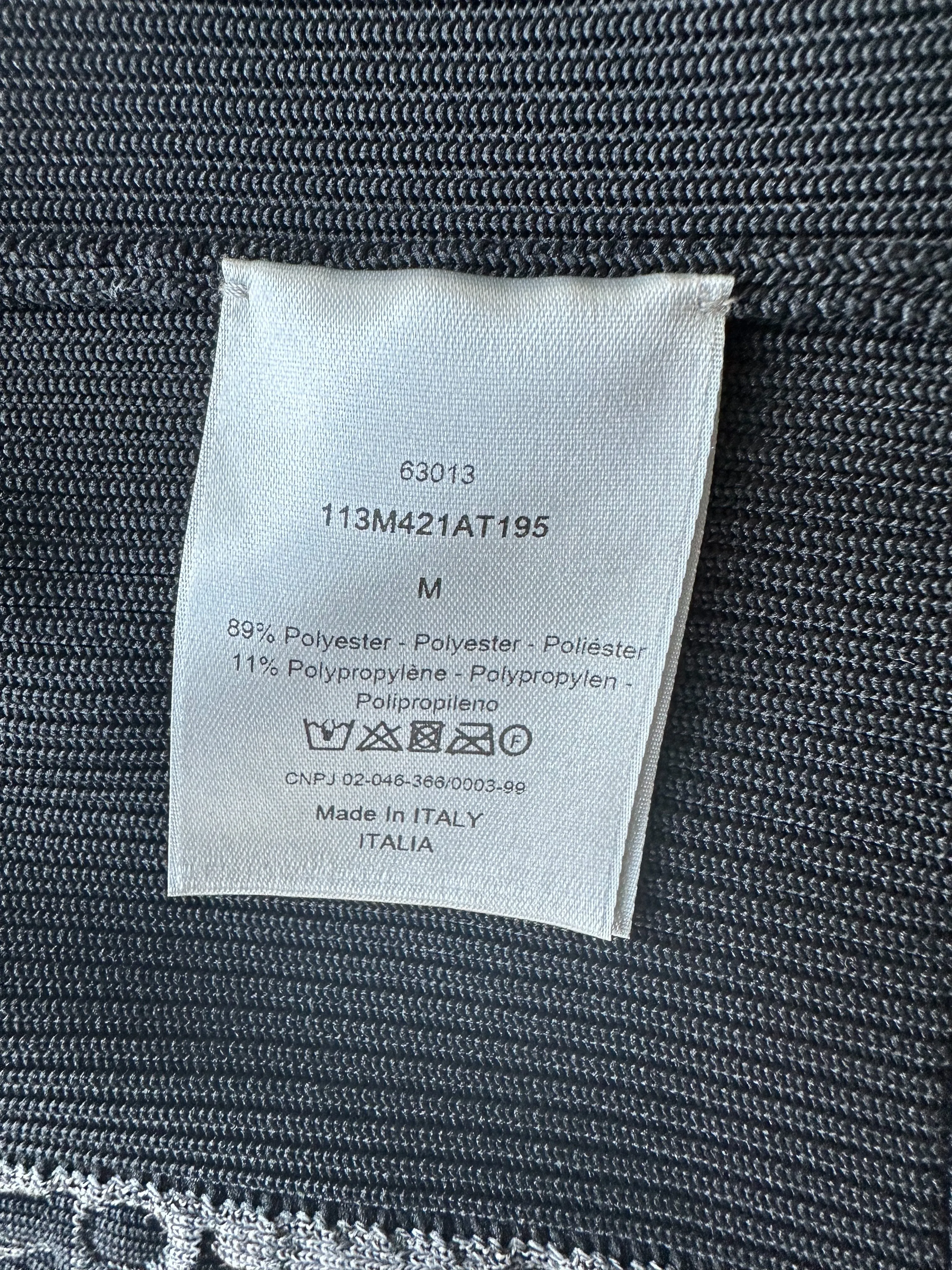 Dior Black & White Oblique Zip Up Jacket
