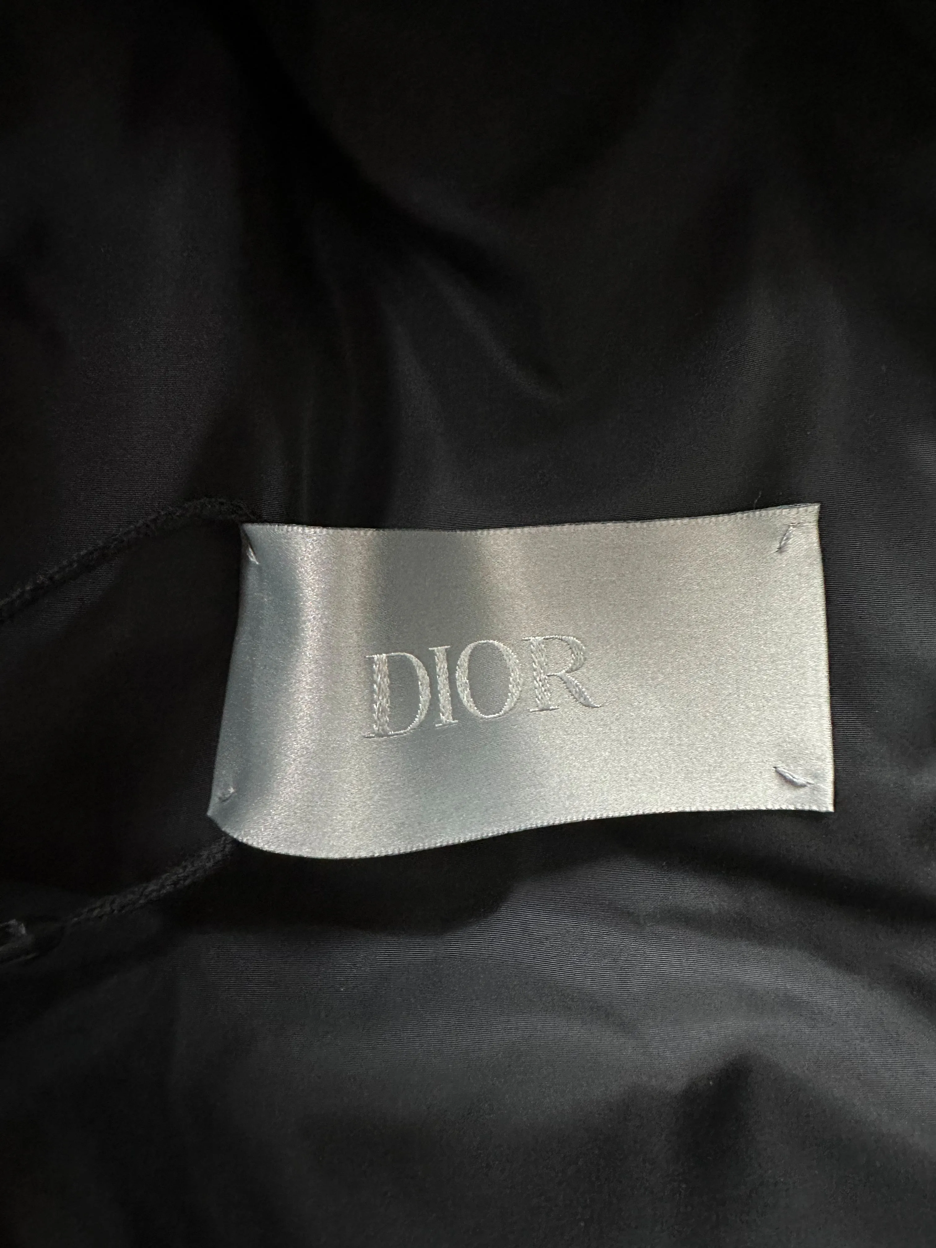 Dior Black Oblique Knit Puffer Jacket