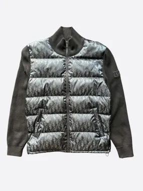 Dior Black Oblique Knit Puffer Jacket