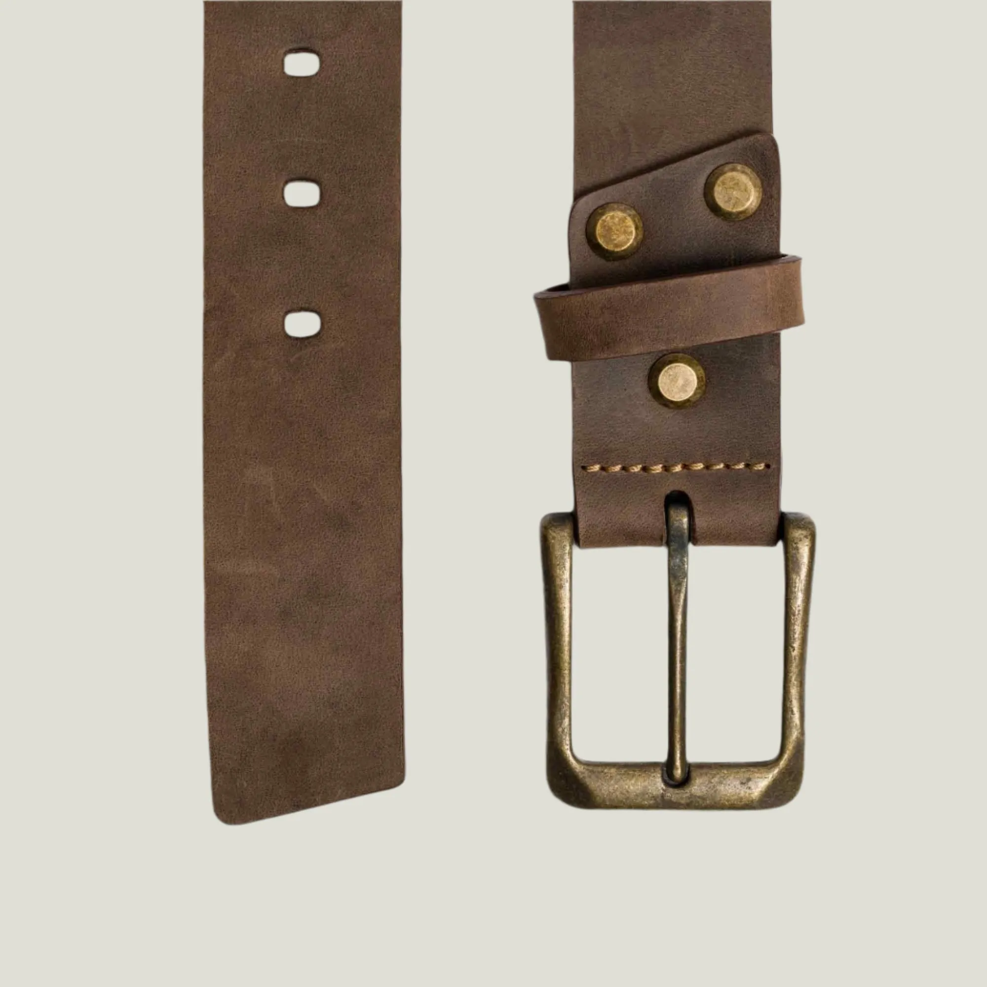 Dolton Leather Belt | Chestnut