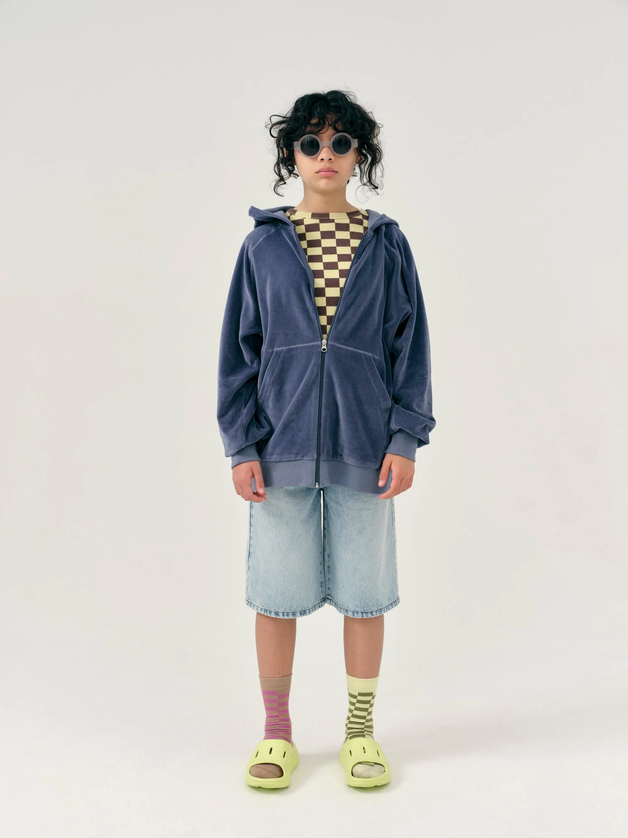 Hoodie Zipped Night Shadow