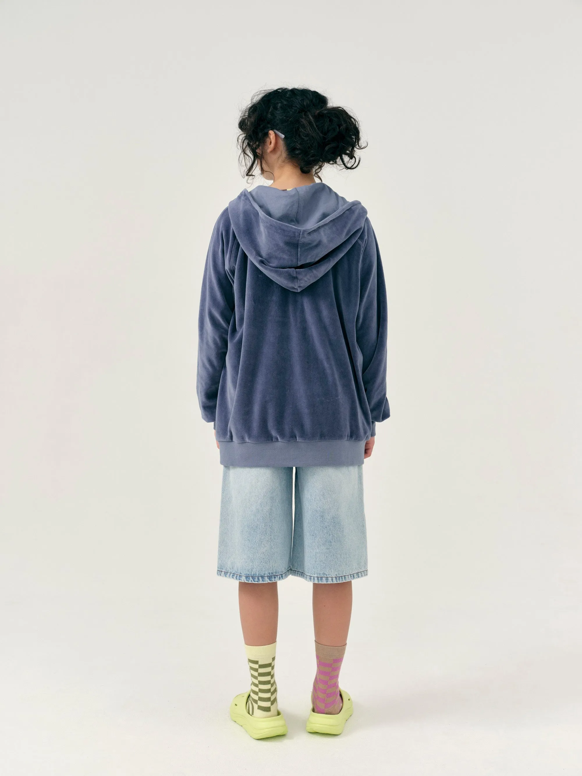 Hoodie Zipped Night Shadow