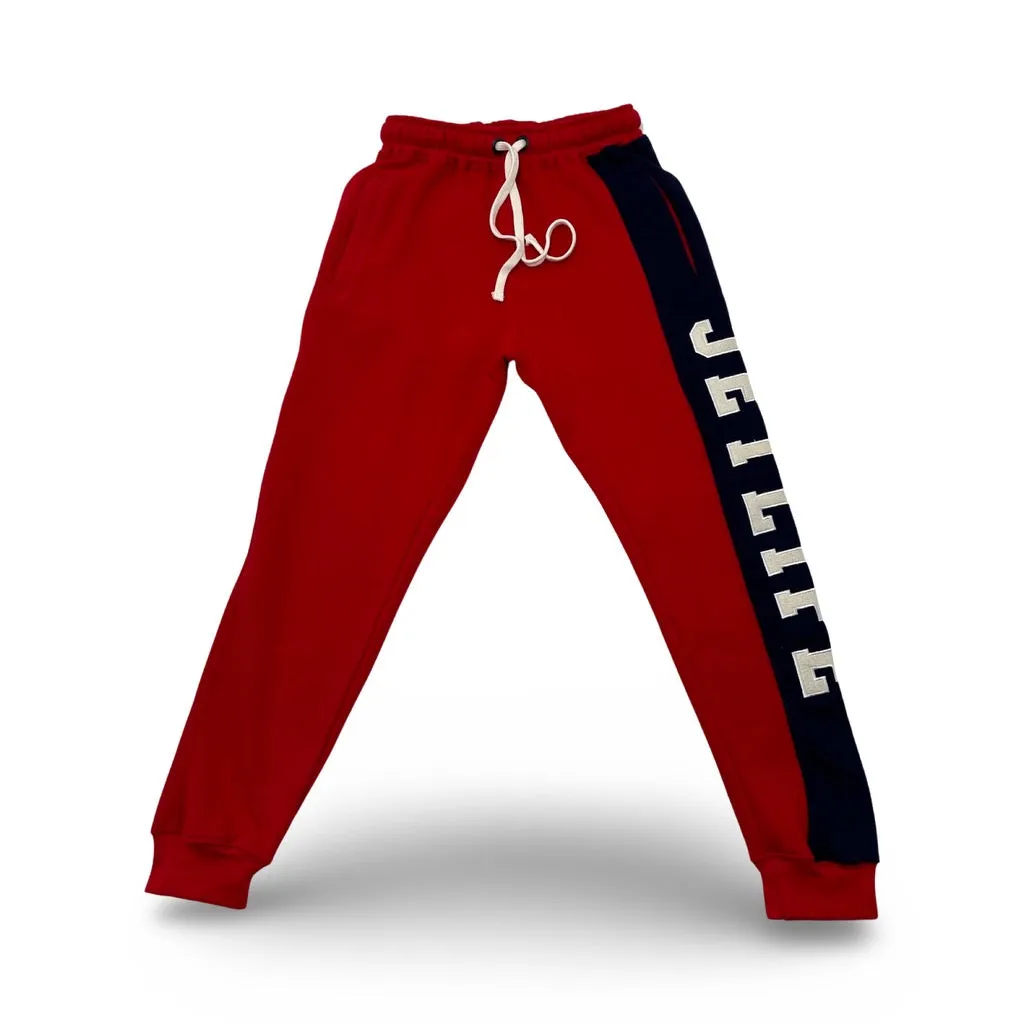 JET LIFE "BILLS" SWEATPANTS [RED/BLUE]
