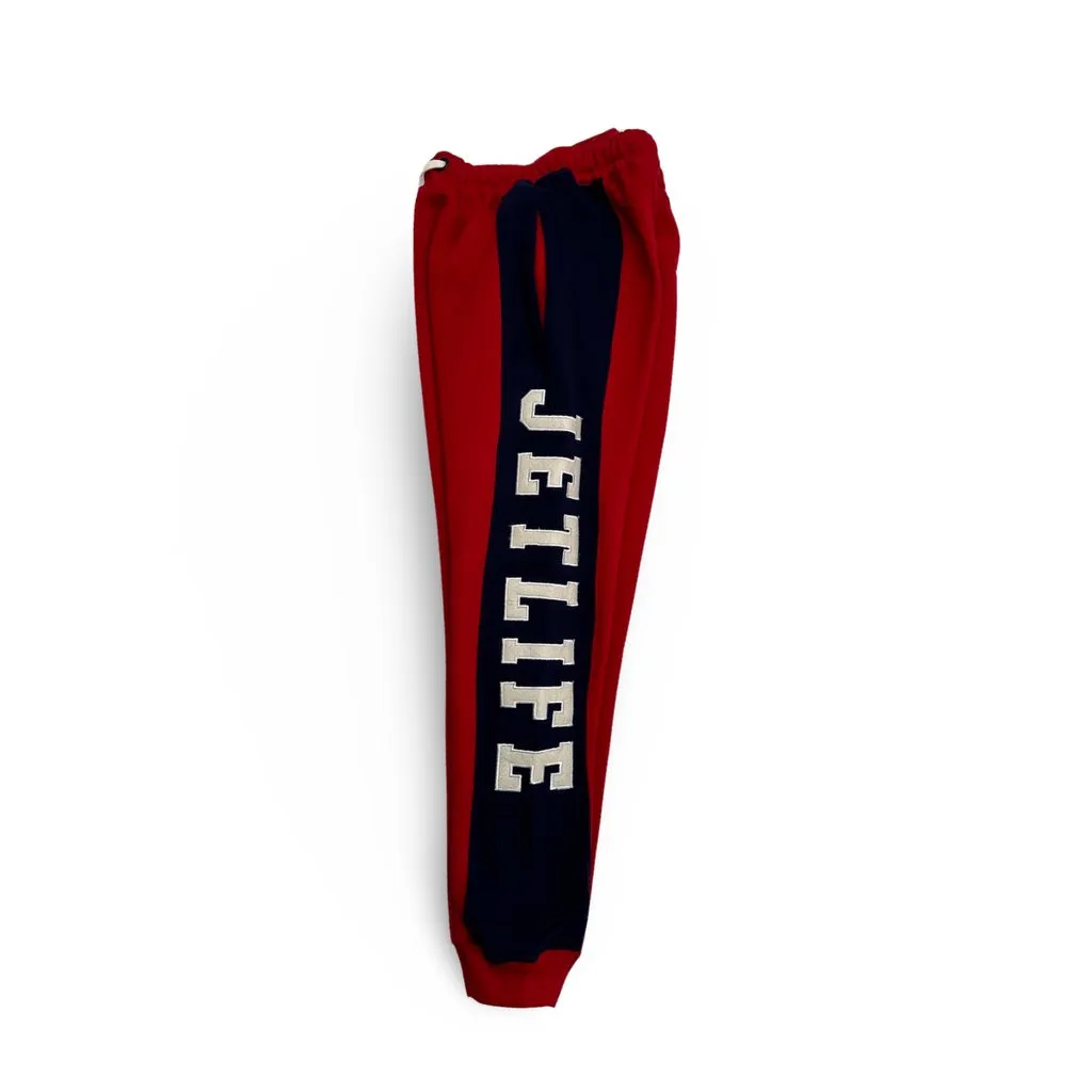 JET LIFE "BILLS" SWEATPANTS [RED/BLUE]