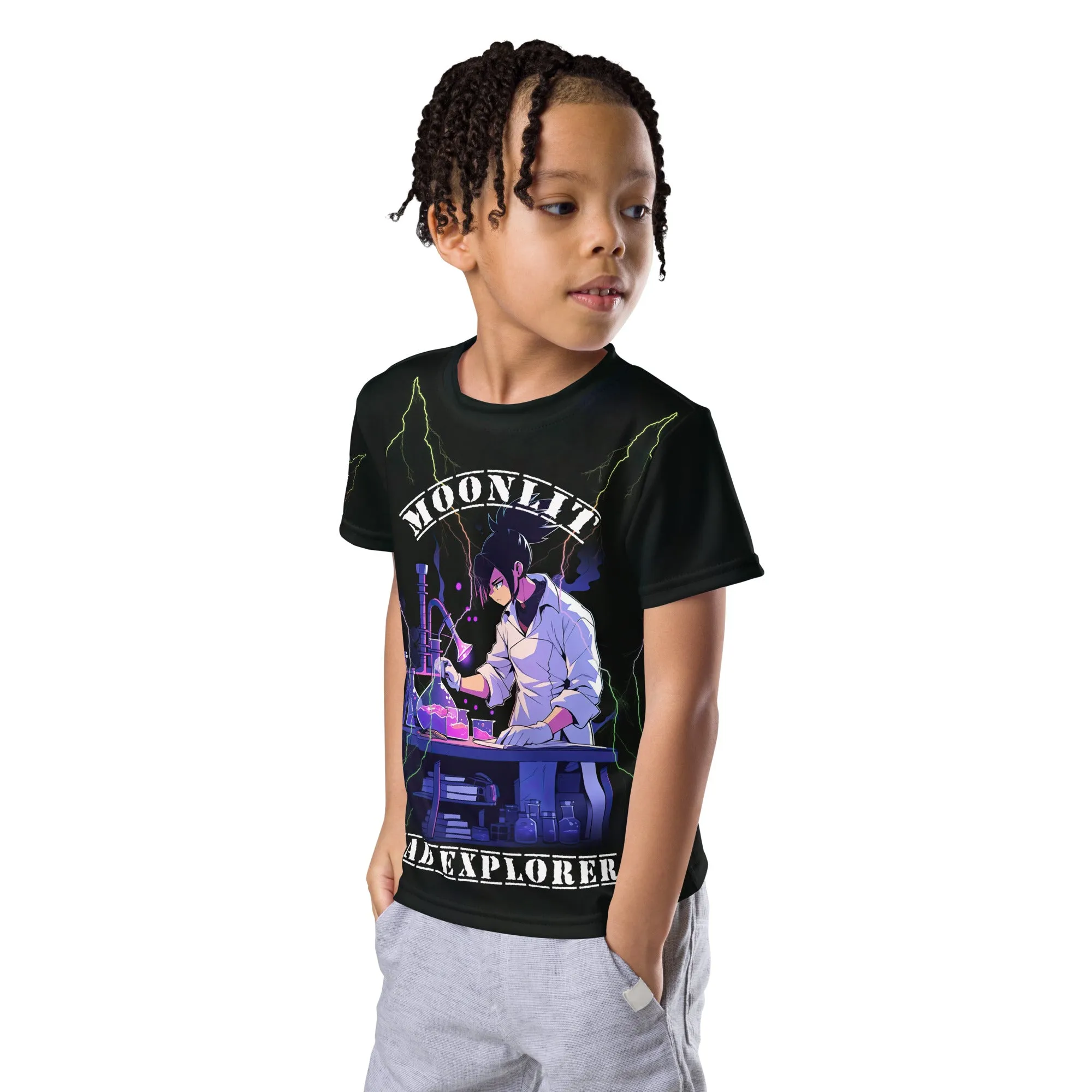 Kids T-Shirt Moonlit Lab Explorer