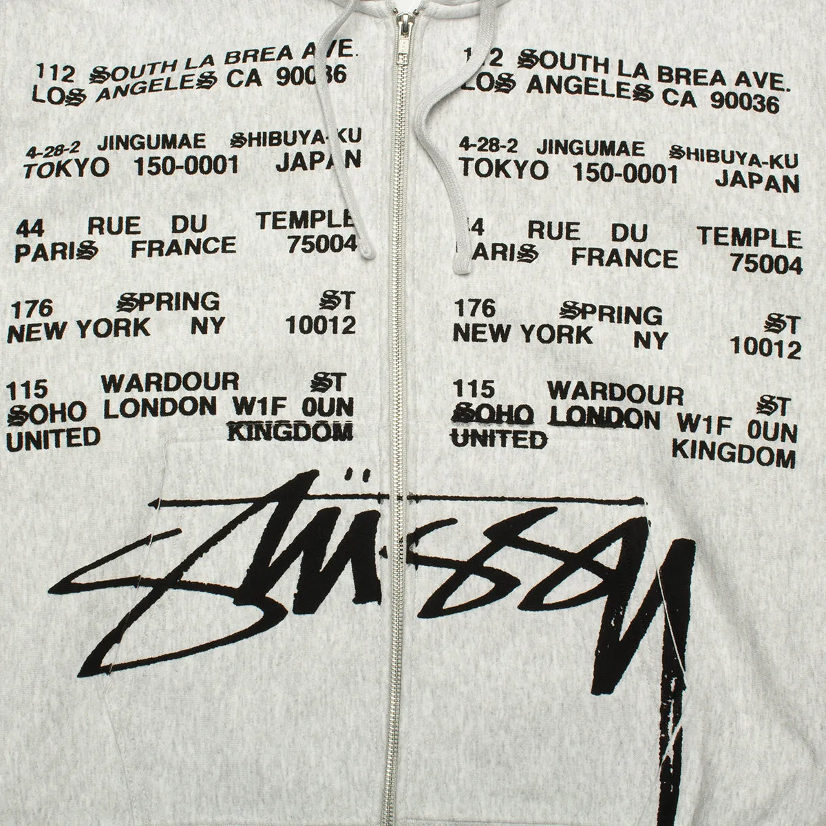 Locations Zip Hoodie
