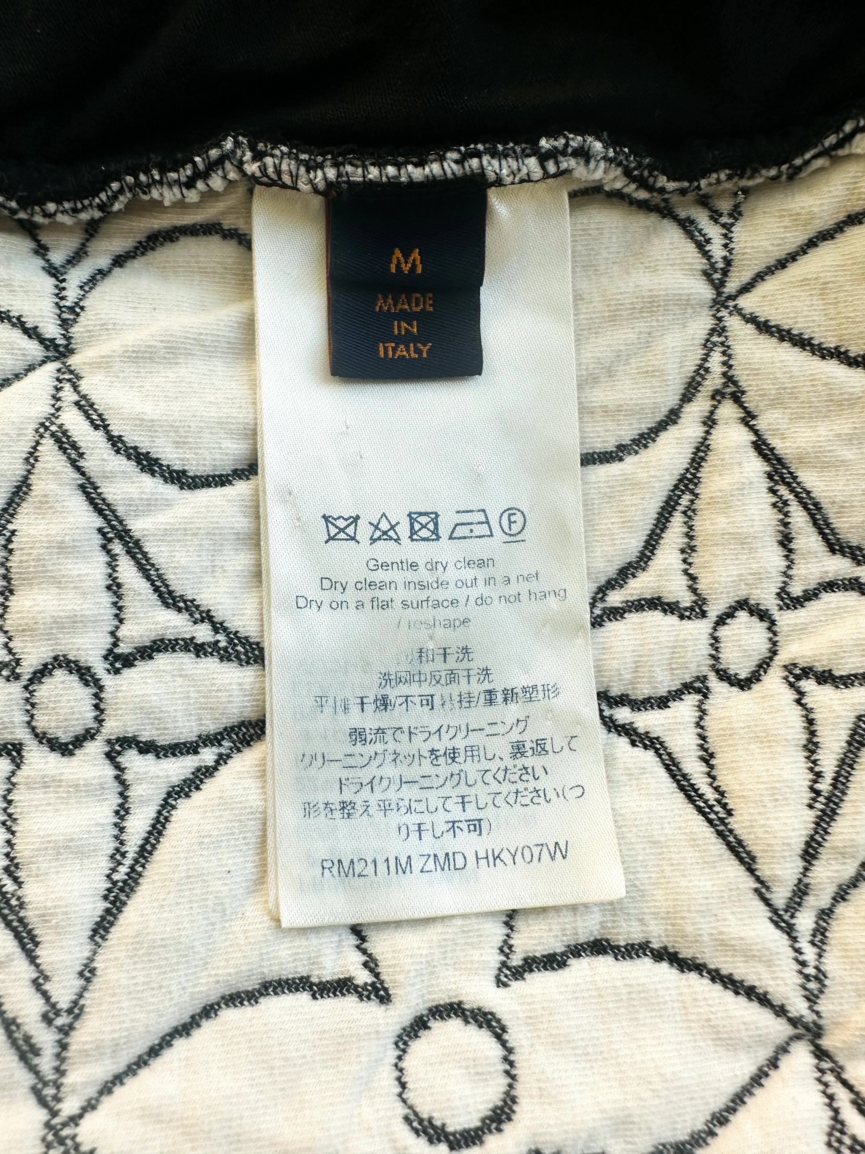 Louis Vuitton Black Flower Monogram Bomber Jacket