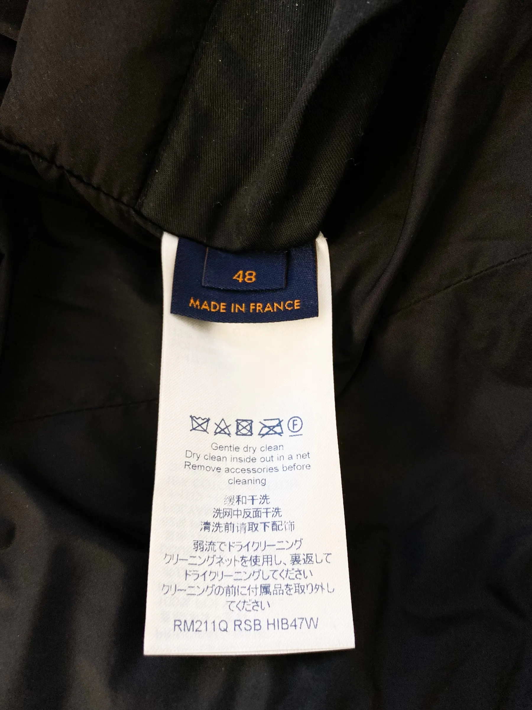 Louis Vuitton Black Flower Monogram Reversible Puffer