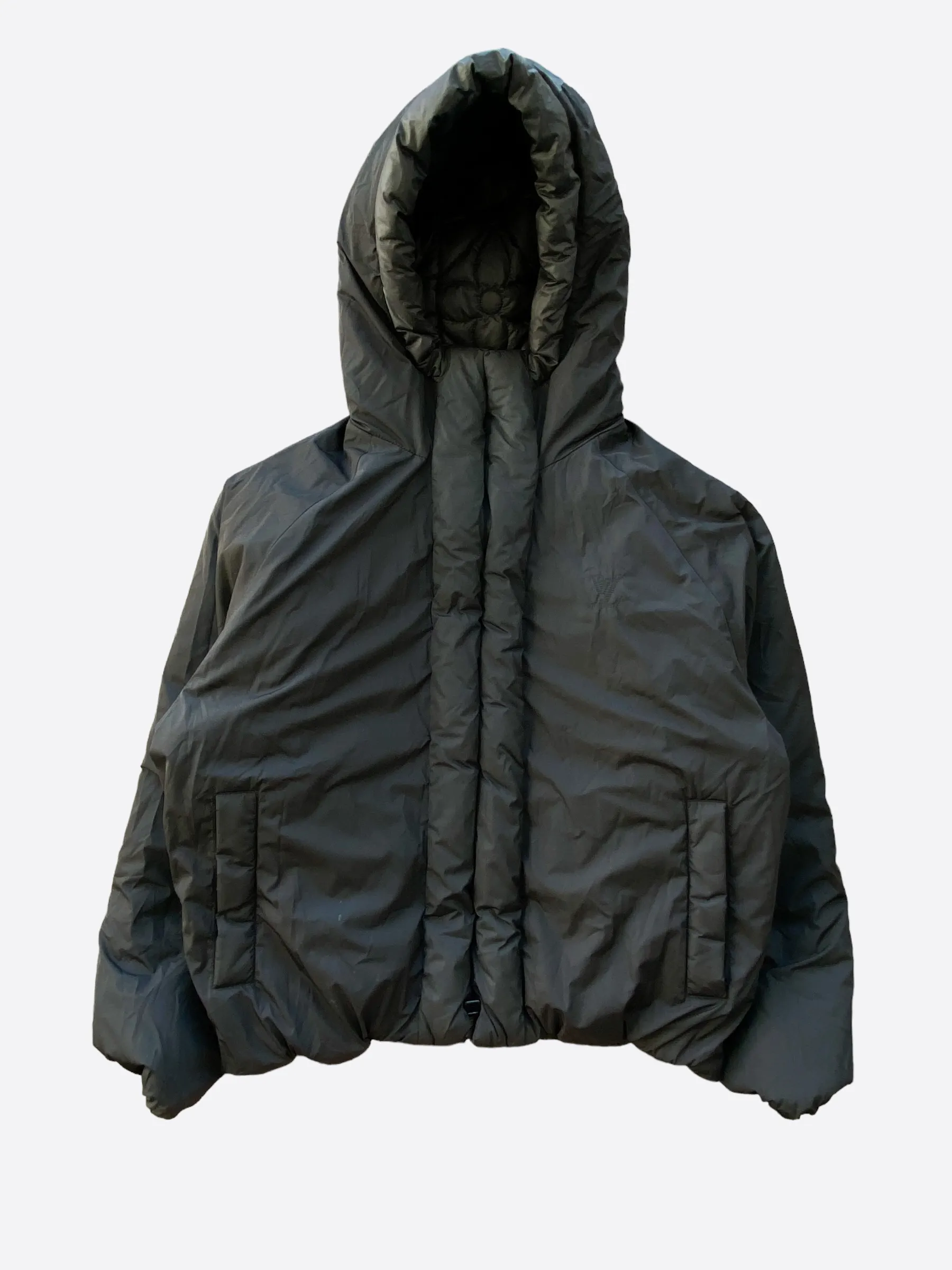 Louis Vuitton Black Flower Monogram Reversible Puffer