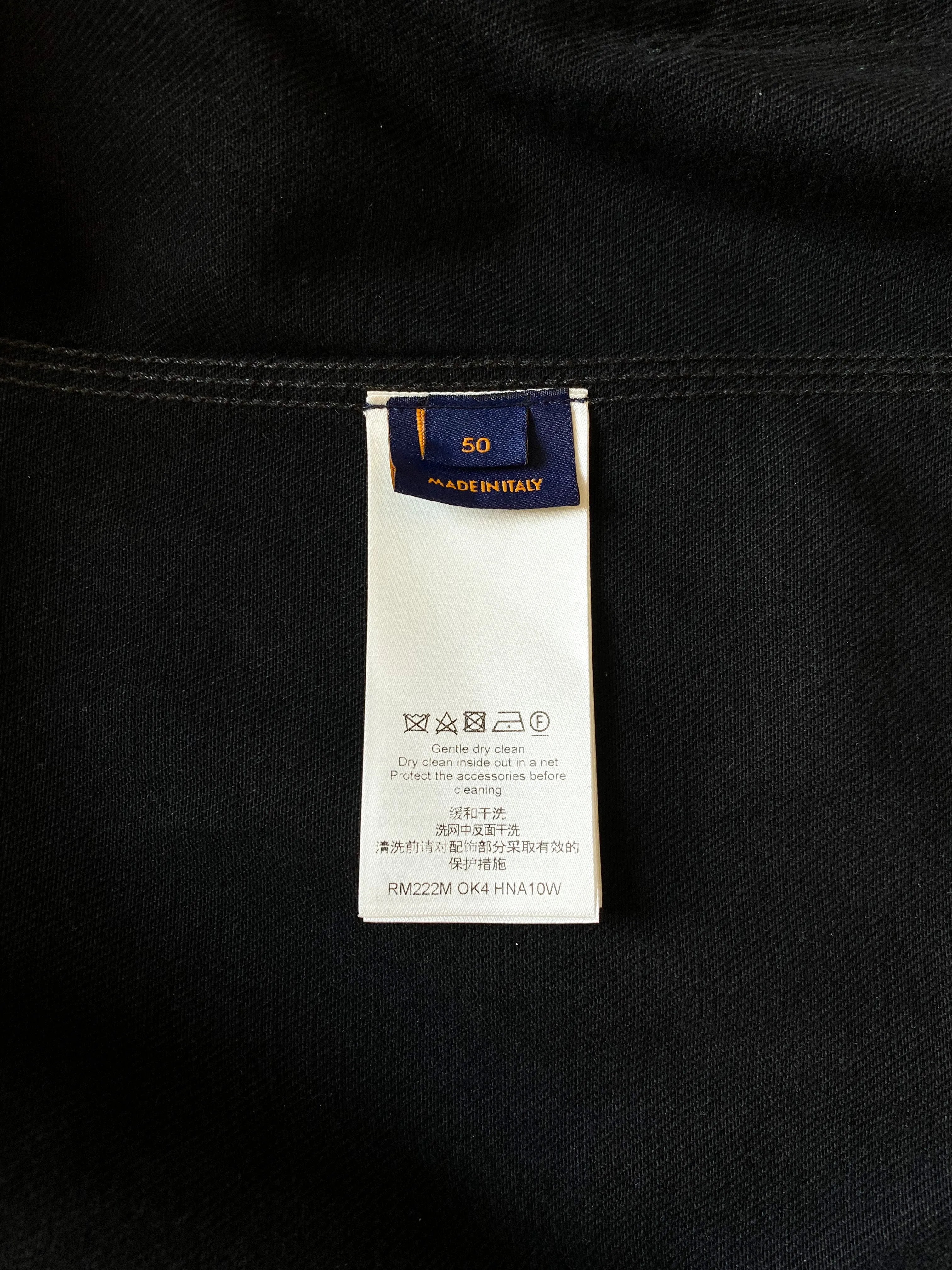 Louis Vuitton Black Monogram Carpenter Hooded Jacket