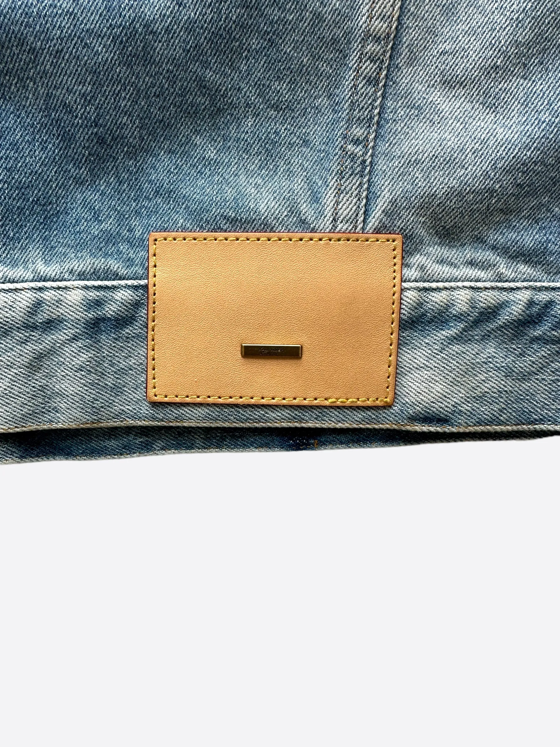 Louis Vuitton Blue Staples Edition DNA Denim Jacket