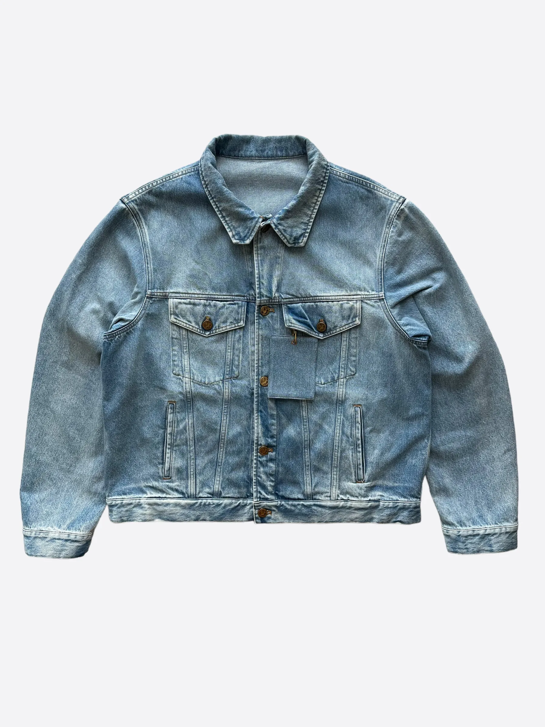 Louis Vuitton Blue Staples Edition DNA Denim Jacket