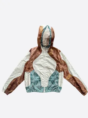 Louis Vuitton Brown & White Marble Monogram Windbreaker