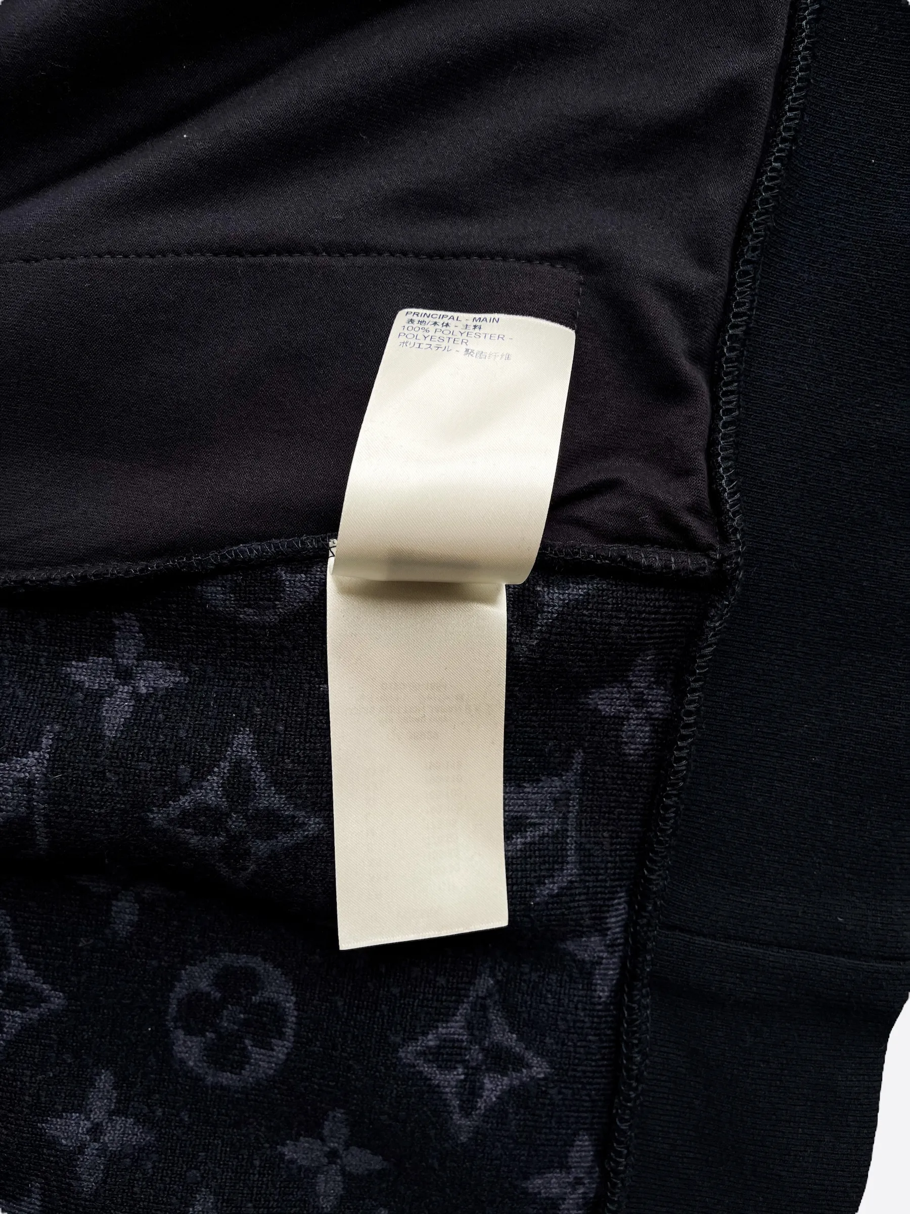 Louis Vuitton Navy Monogram Fleece Jacket