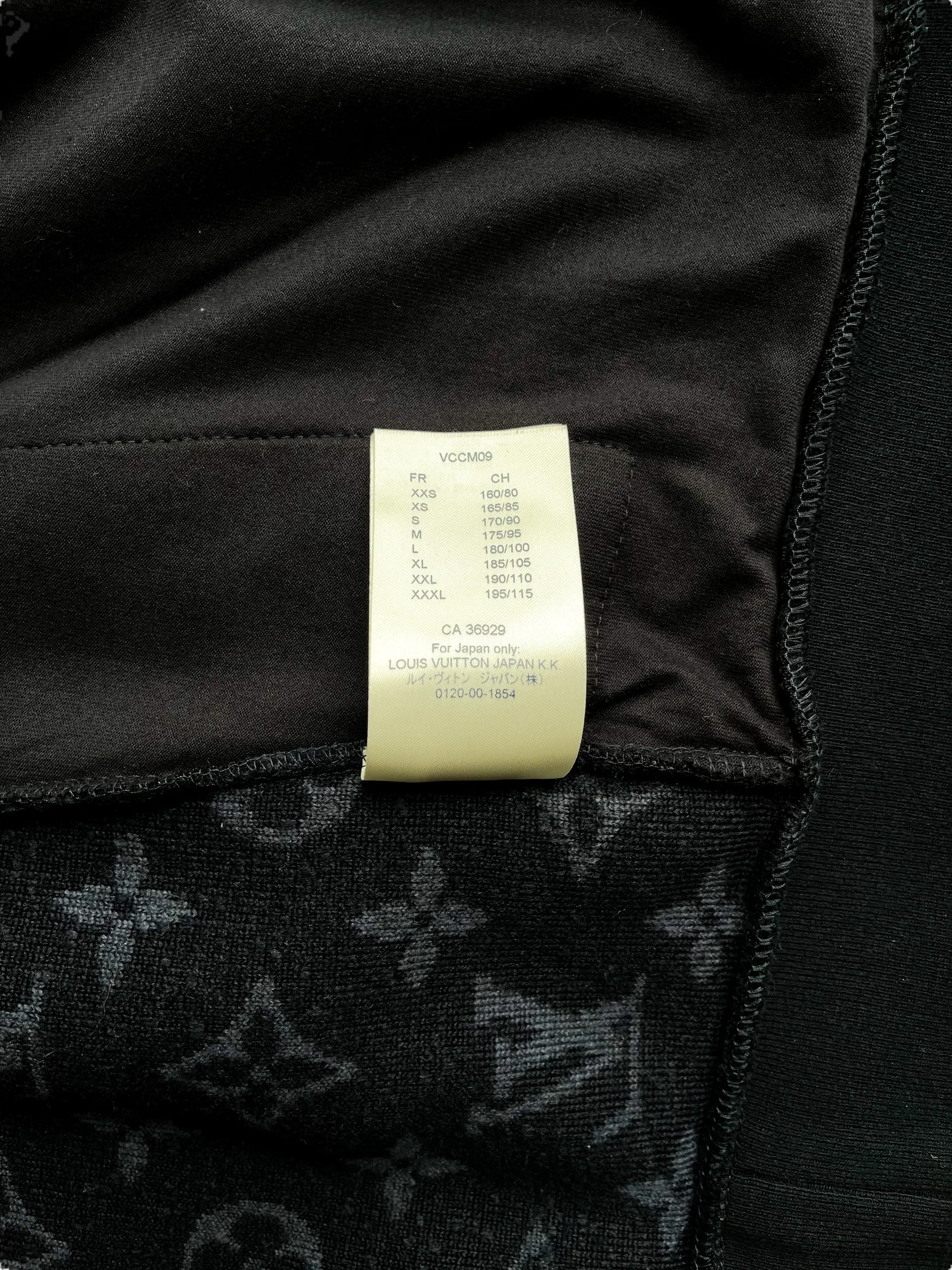 Louis Vuitton Navy Monogram Fleece Jacket