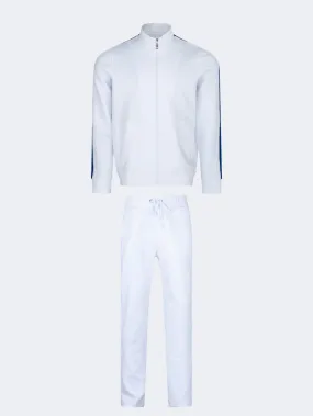 Oil And Gaz Classy Men Lifestyle Suit White/Navy