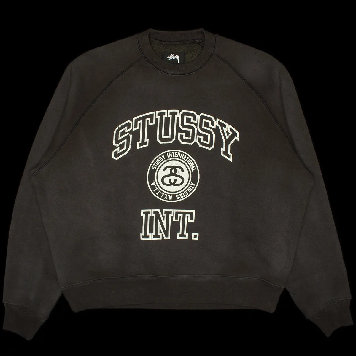 Overlock Varsity Raglan Crew