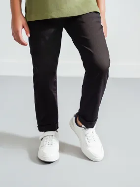 "CHIAKI" Slim Fit Twill Chinos