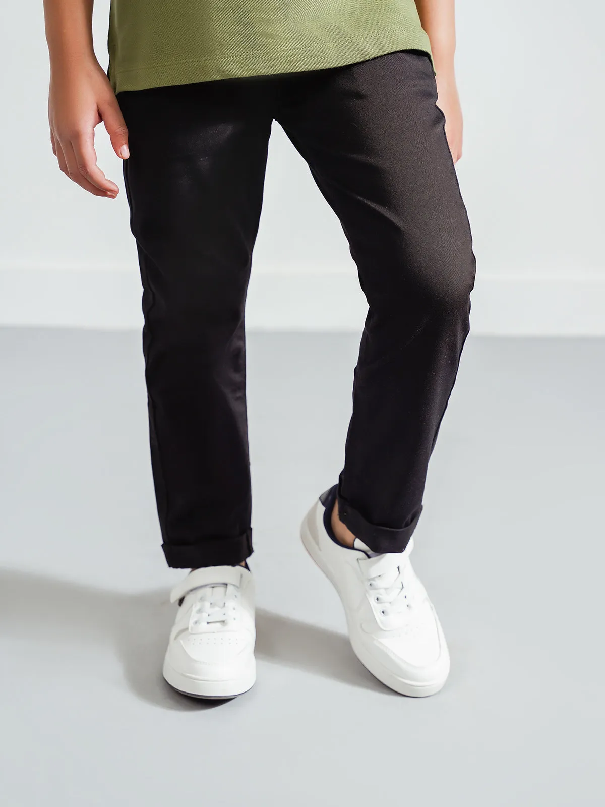 "CHIAKI" Slim Fit Twill Chinos