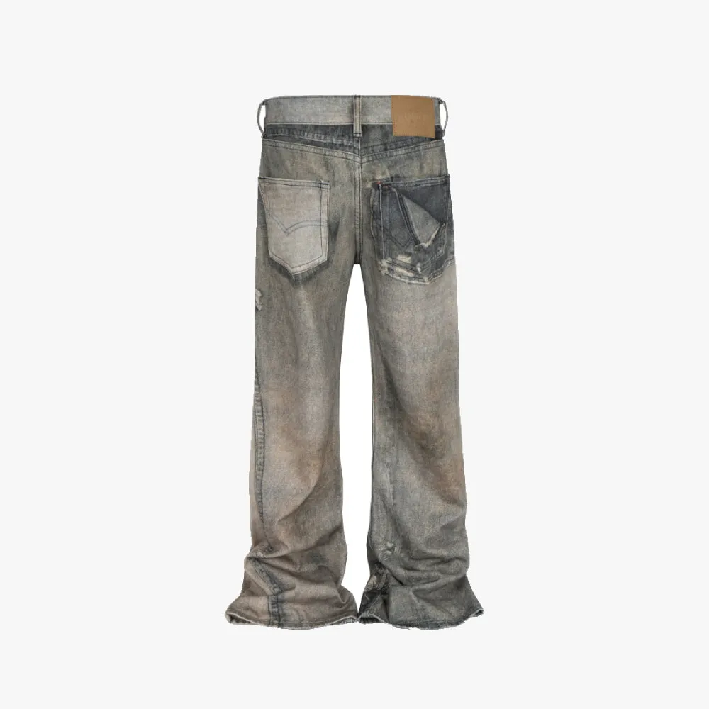 Ripped Flare Pants