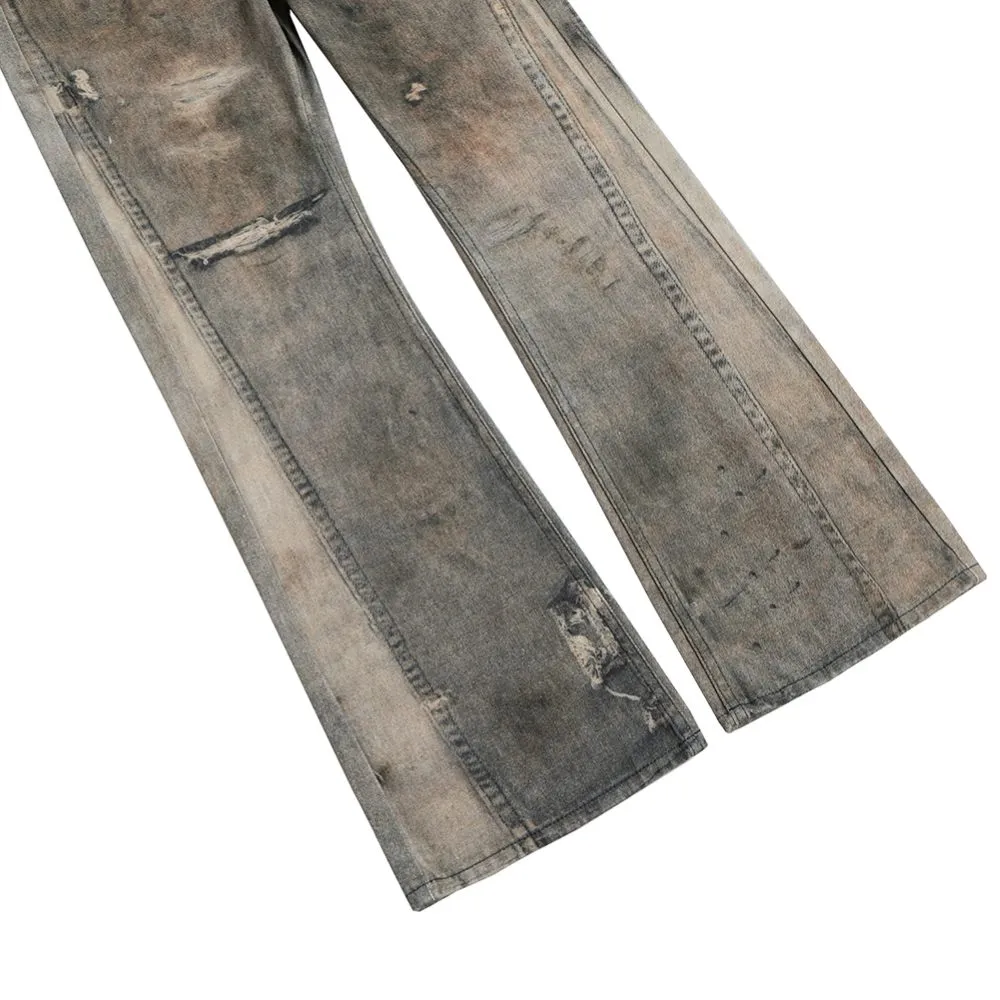 Ripped Flare Pants