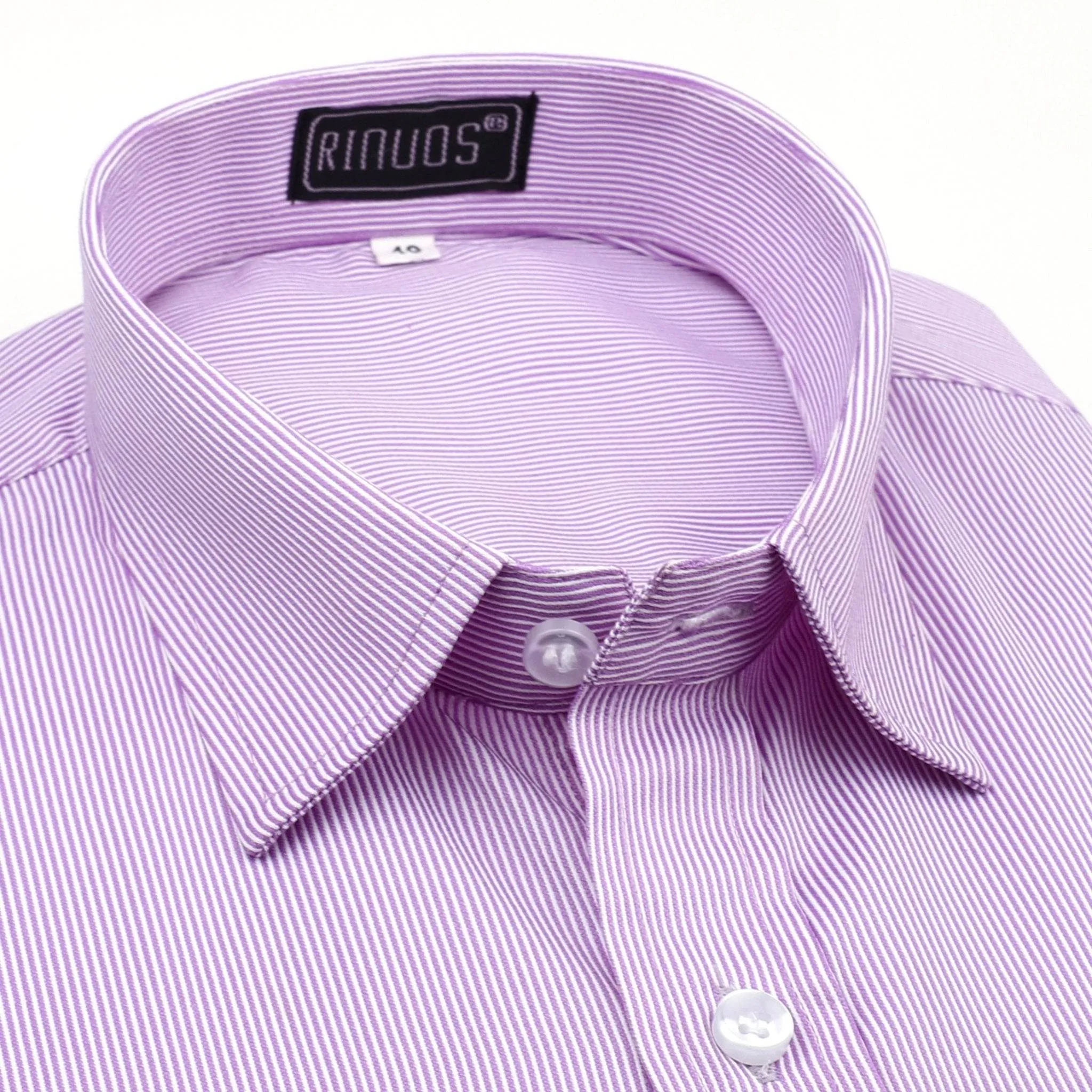 Royal Purple Checkered Cotton Shirt