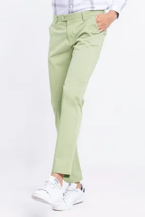 SF Pastel Green 2-Way Stretch Washed Chino