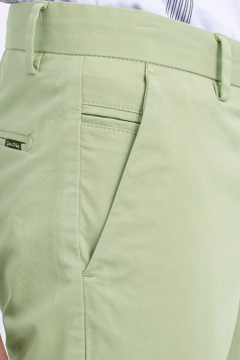 SF Pastel Green 2-Way Stretch Washed Chino