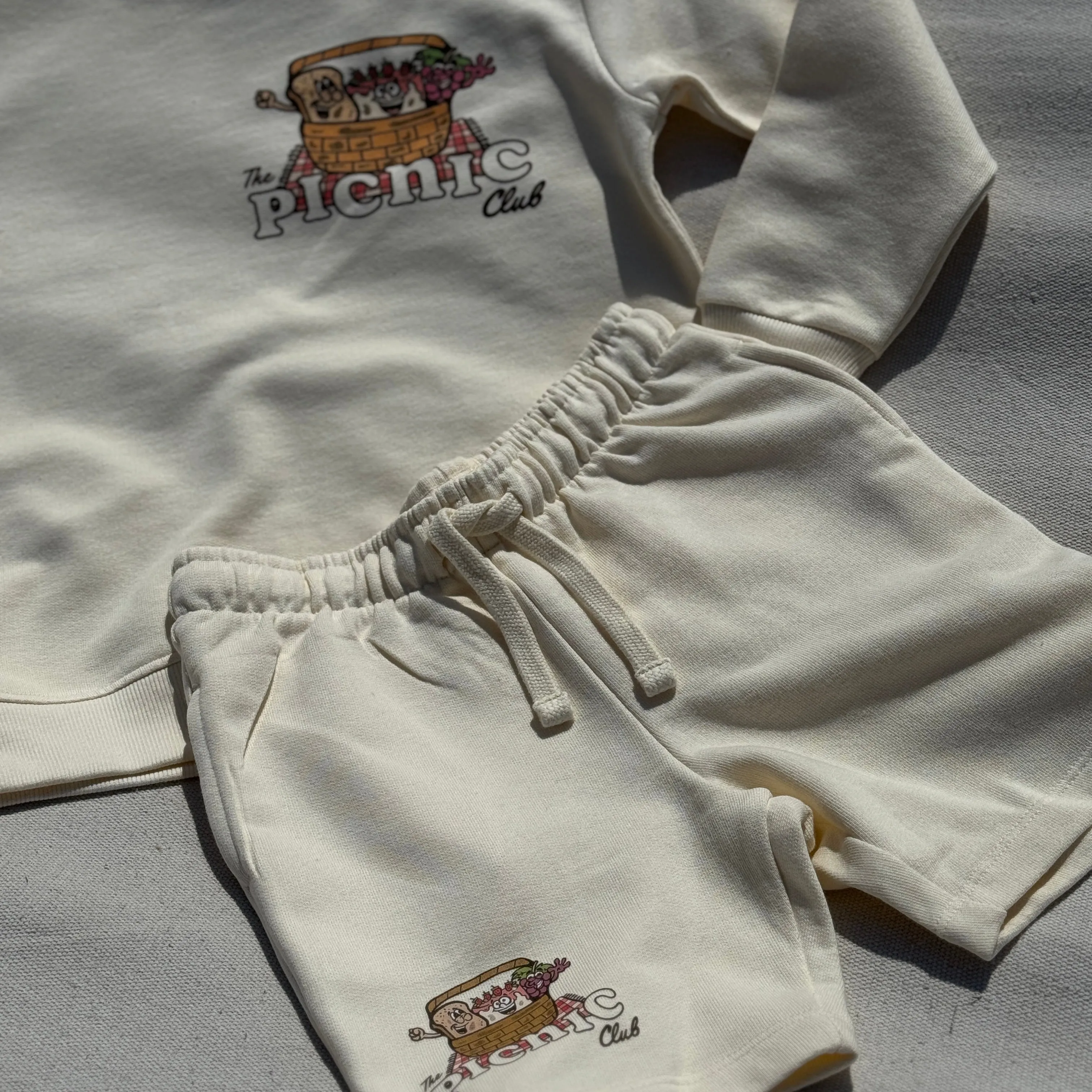 The Picnic Club British Summer Sweater & Shorts set