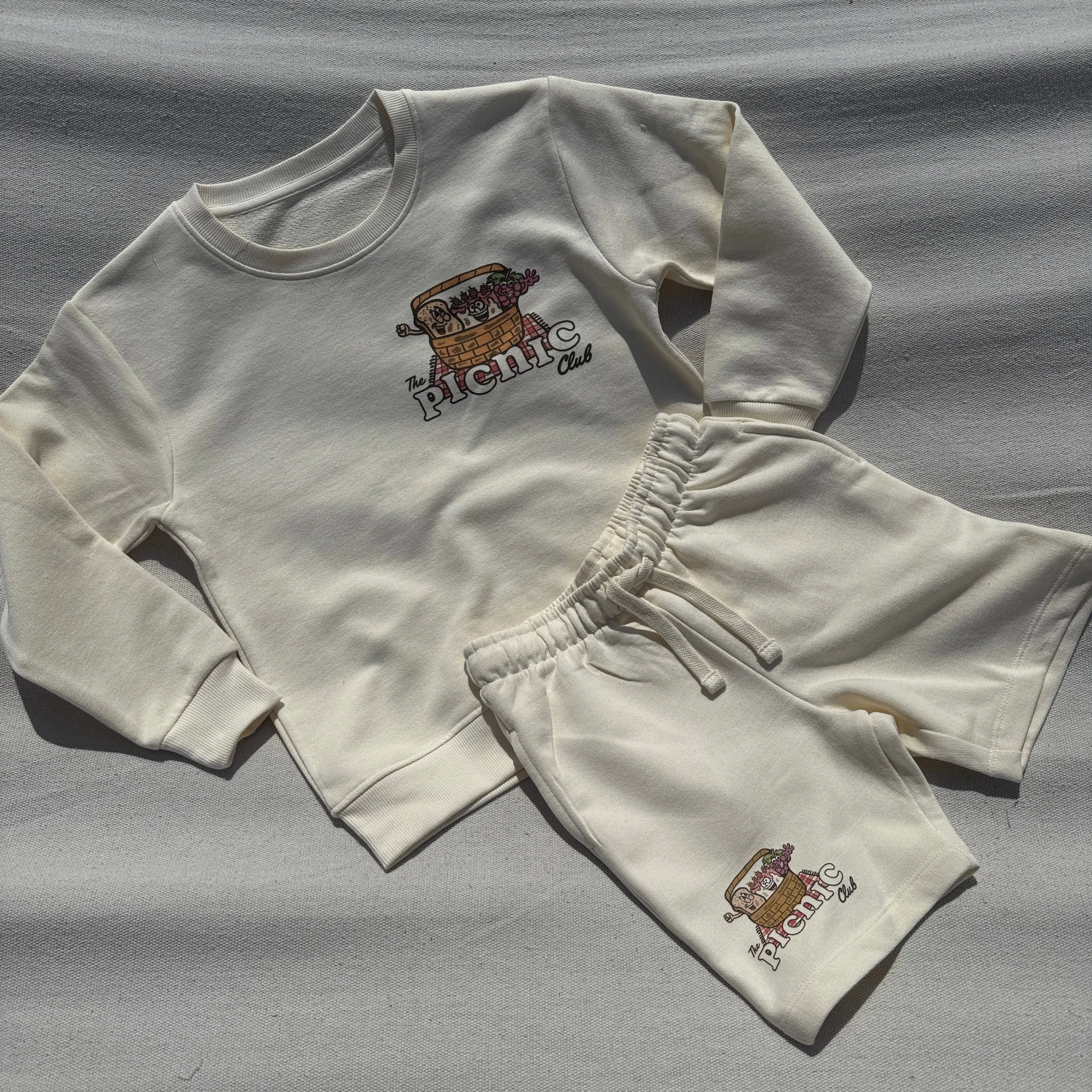 The Picnic Club British Summer Sweater & Shorts set